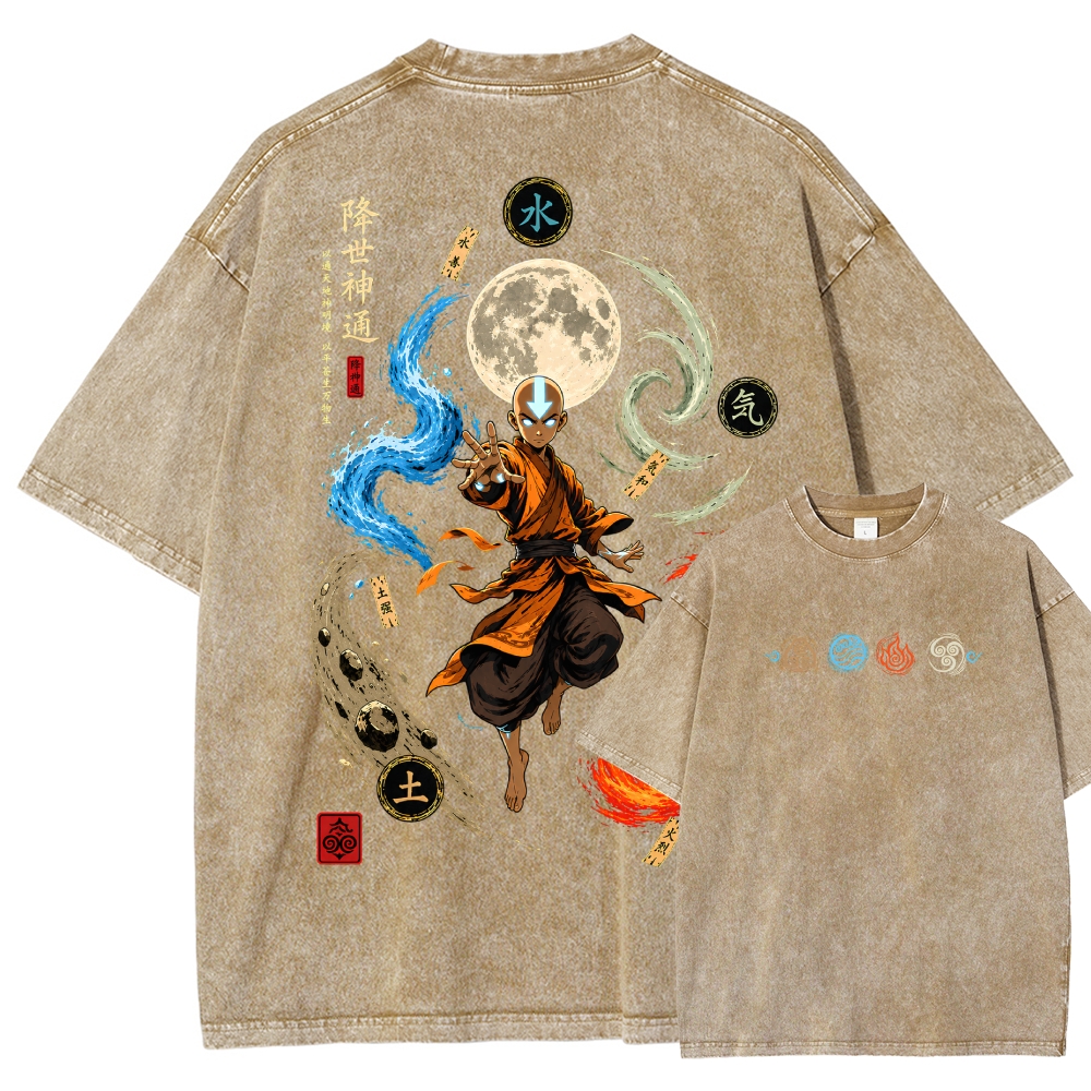 Avatar: The Last Airbender Washed T-shirt 2609005743