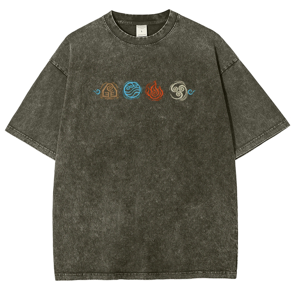 Avatar: The Last Airbender Washed T-shirt 2609005743