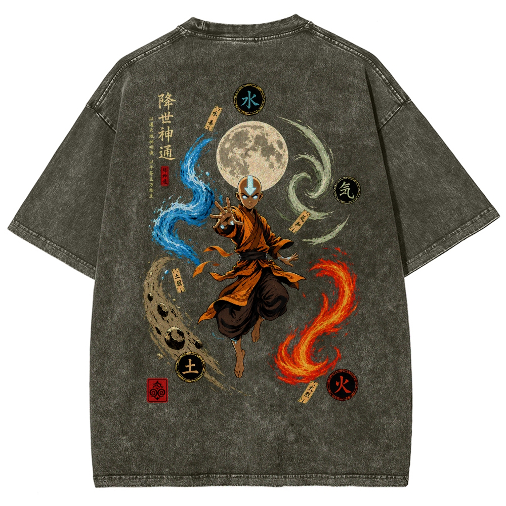 Avatar: The Last Airbender Washed T-shirt 2609005743