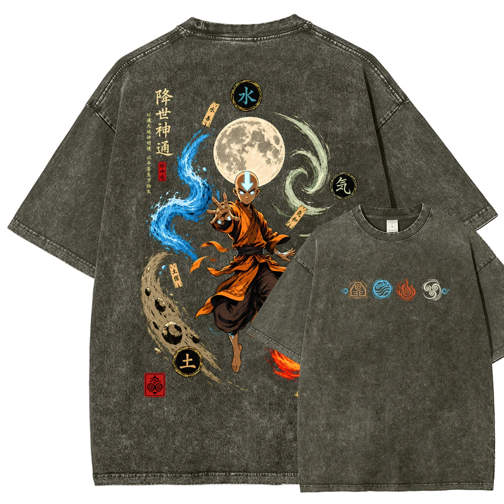 Avatar: The Last Airbender Washed T-shirt 2609005743