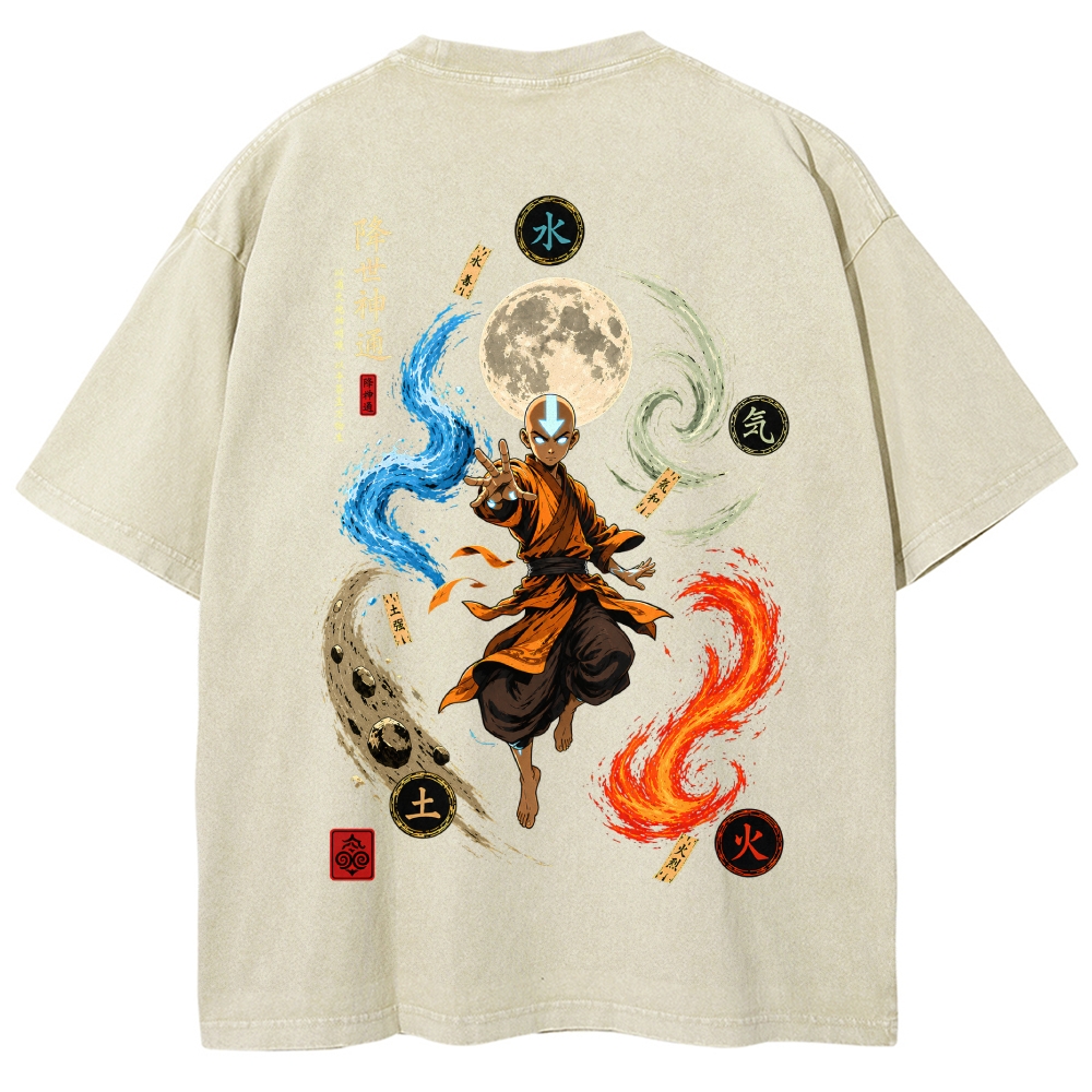 Avatar: The Last Airbender Washed T-shirt 2609005743