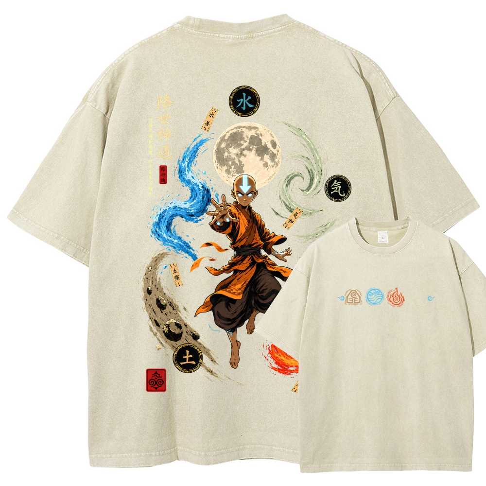 Avatar: The Last Airbender Washed T-shirt 2609005743