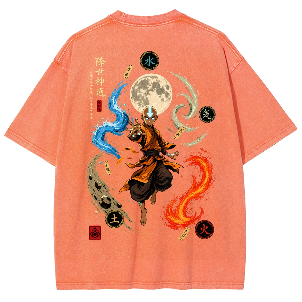 Avatar: The Last Airbender Washed T-shirt 2609005743
