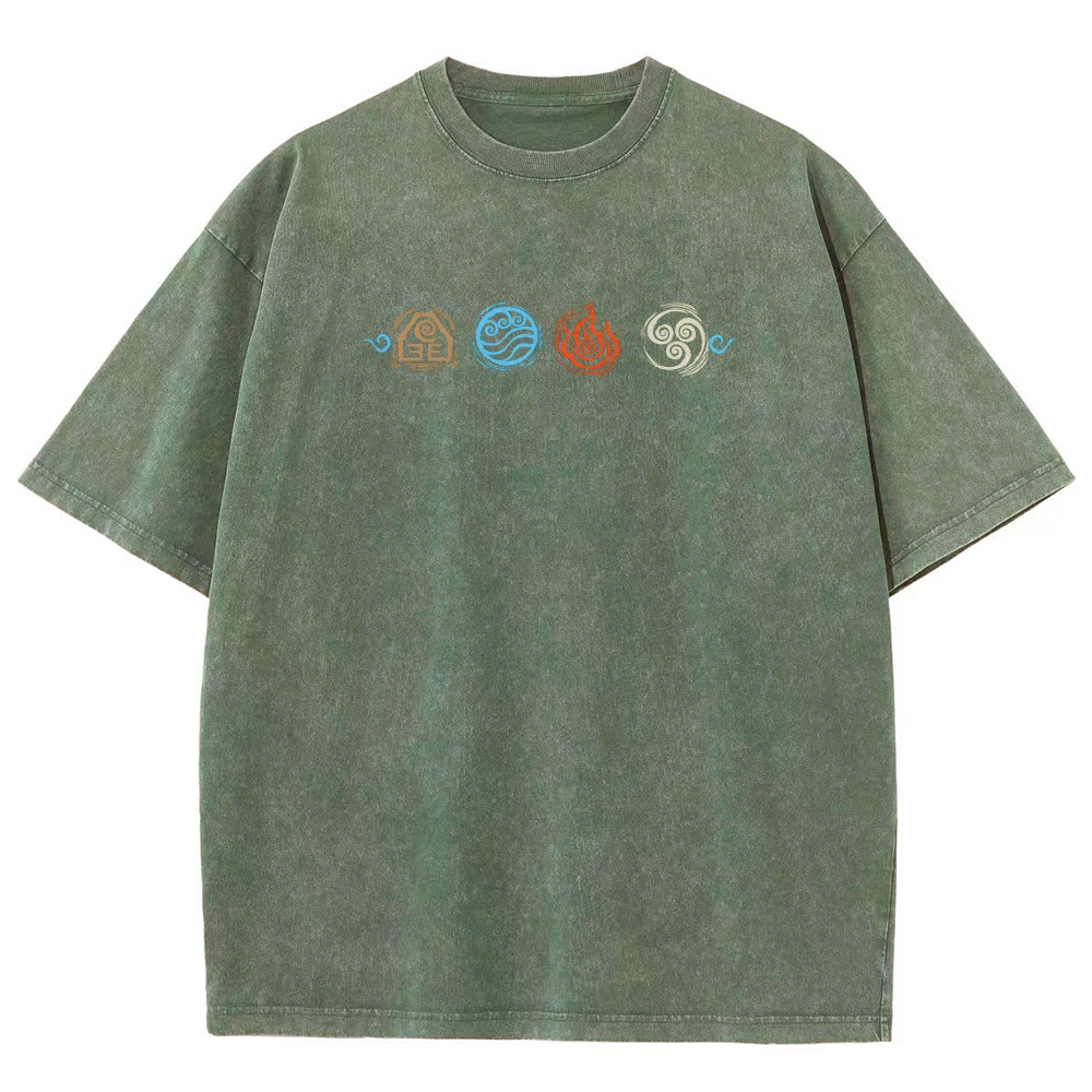 Avatar: The Last Airbender Washed T-shirt 2609005743