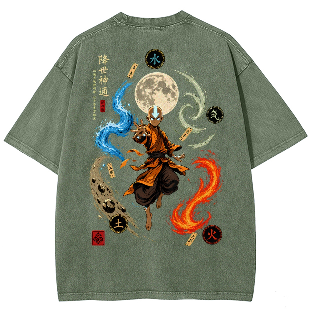 Avatar: The Last Airbender Washed T-shirt 2609005743