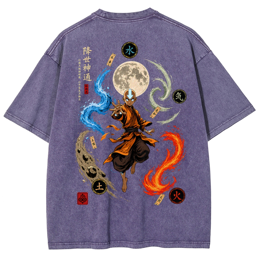 Avatar: The Last Airbender Washed T-shirt 2609005743