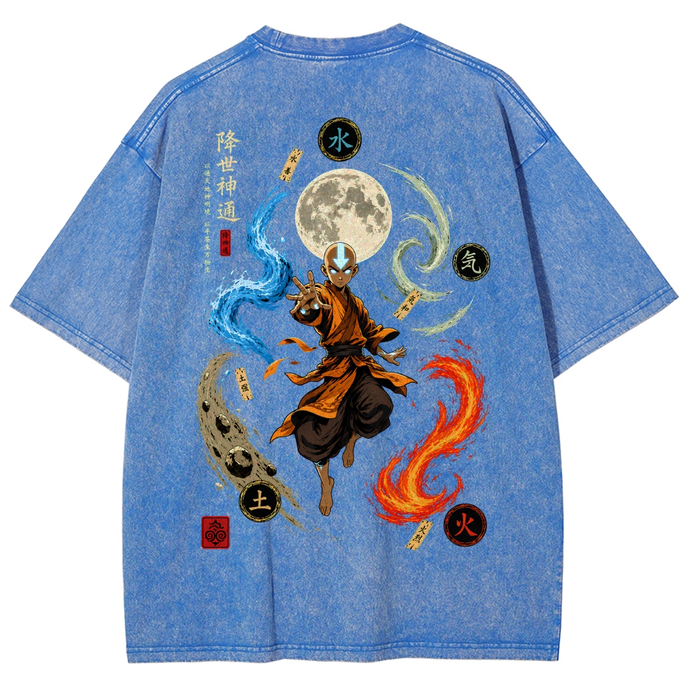 Avatar: The Last Airbender Washed T-shirt 2609005743