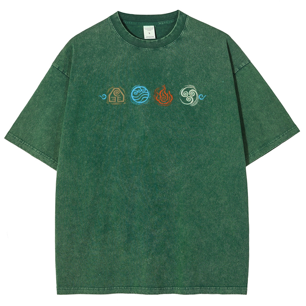 Avatar: The Last Airbender Washed T-shirt 2609005743