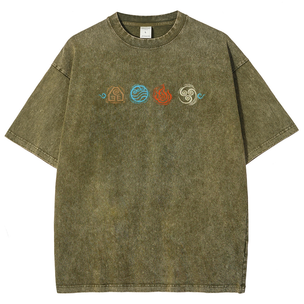 Avatar: The Last Airbender Washed T-shirt 2609005743