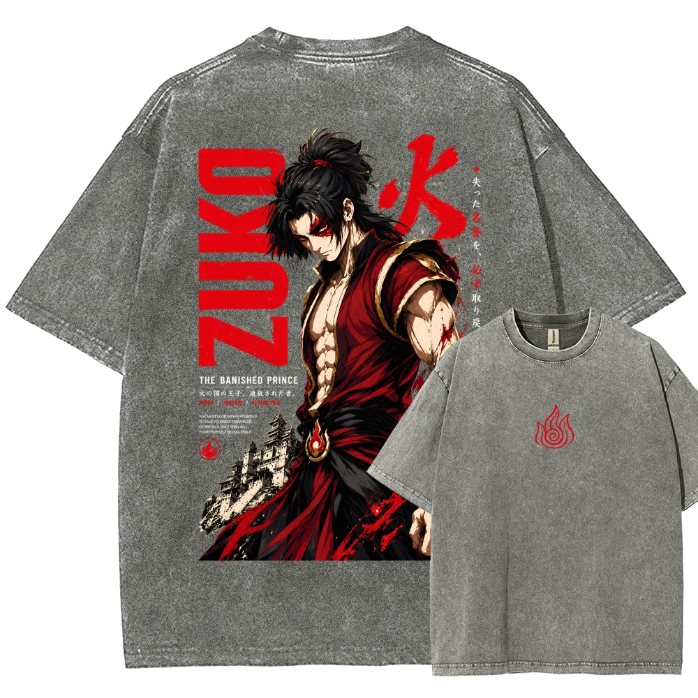 Avatar: The Last Airbender Washed T-shirt 2609005744