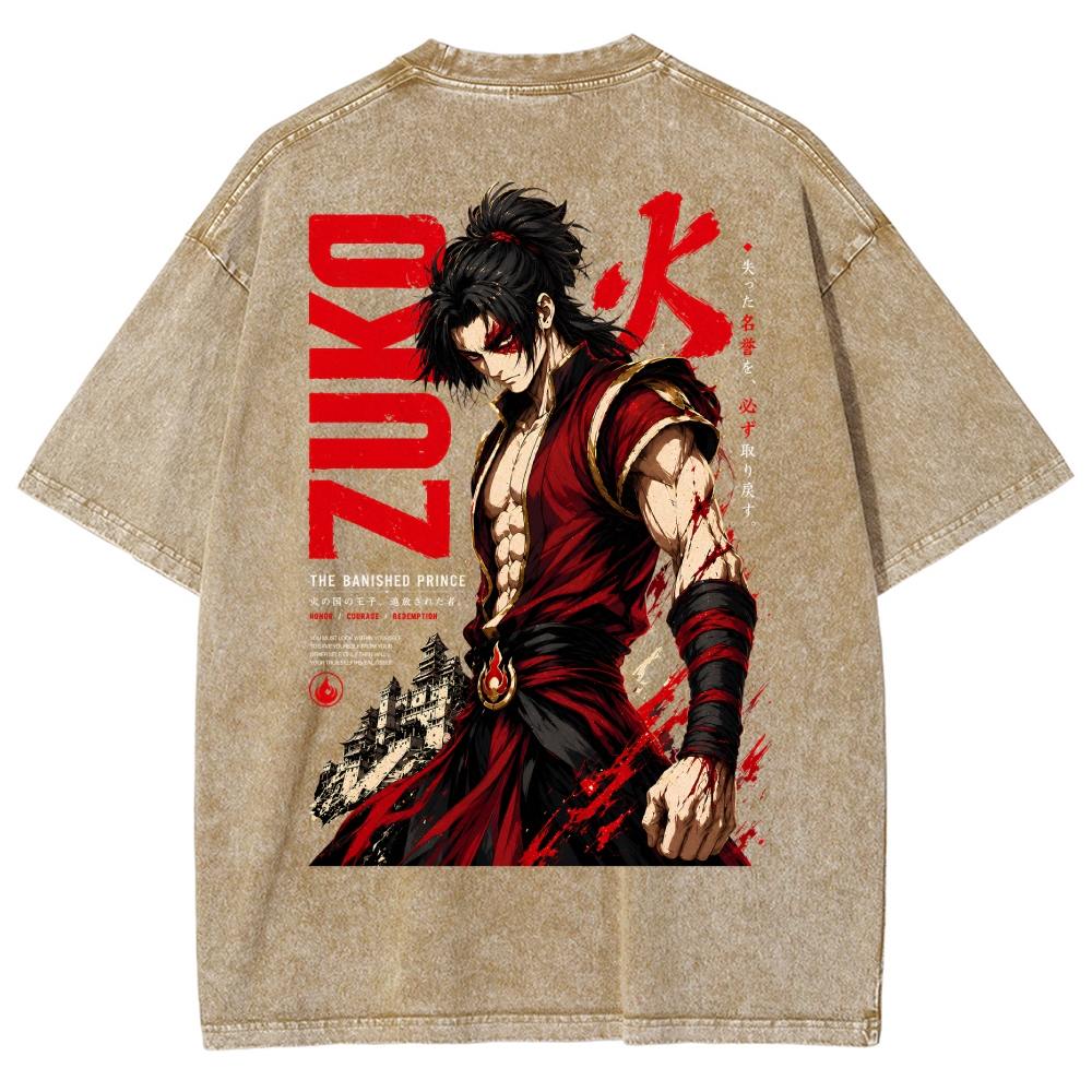 Avatar: The Last Airbender Washed T-shirt 2609005744