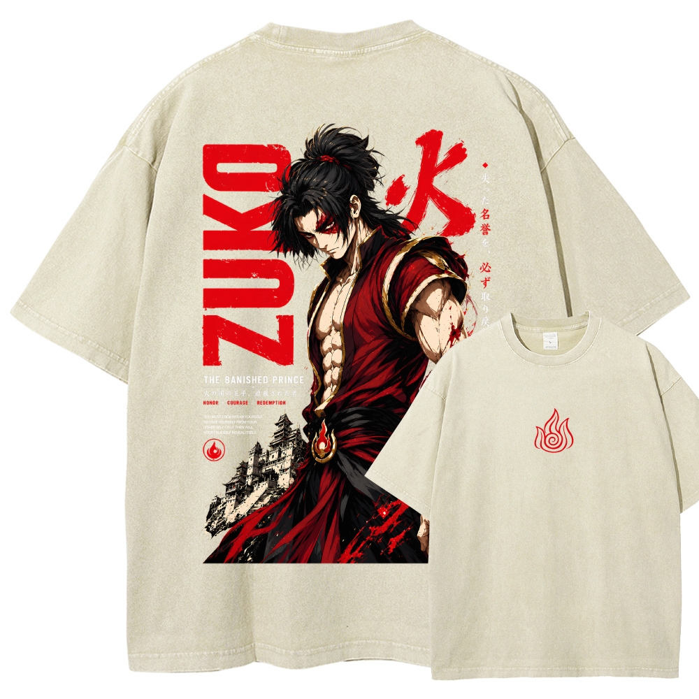 Avatar: The Last Airbender Washed T-shirt 2609005744