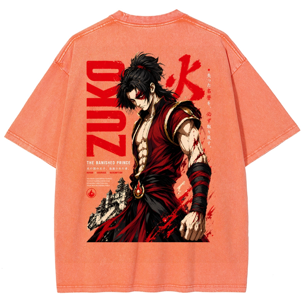 Avatar: The Last Airbender Washed T-shirt 2609005744
