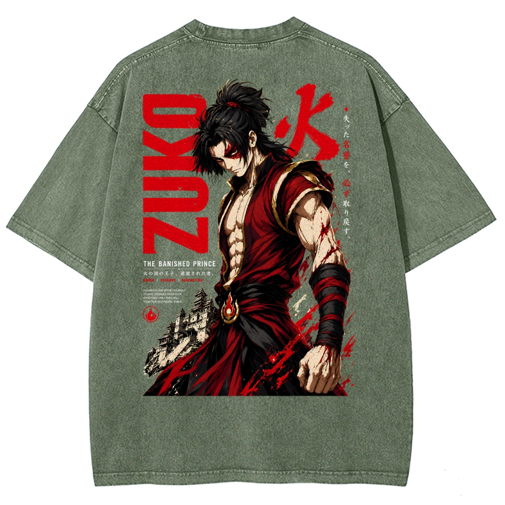 Avatar: The Last Airbender Washed T-shirt 2609005744