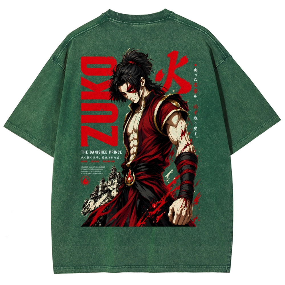 Avatar: The Last Airbender Washed T-shirt 2609005744