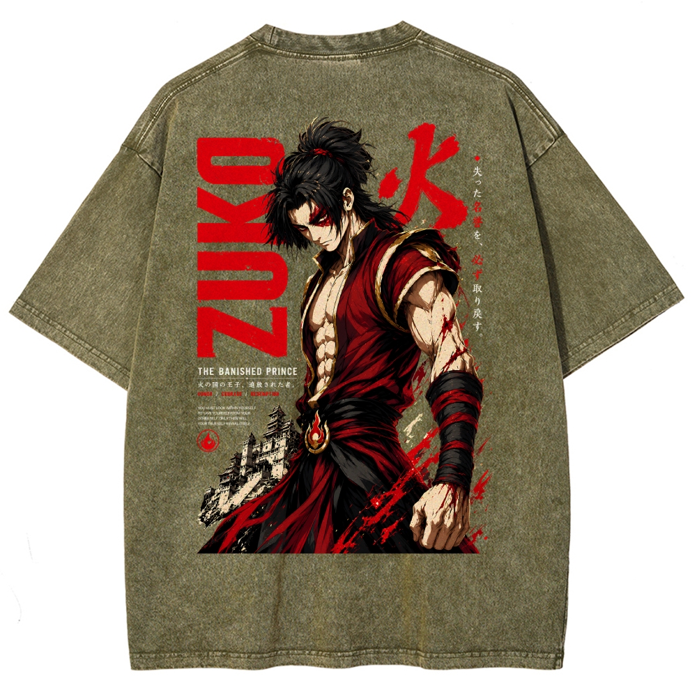 Avatar: The Last Airbender Washed T-shirt 2609005744