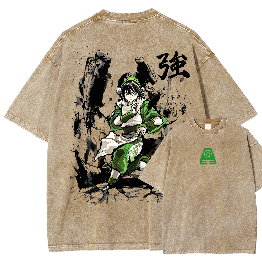 Avatar: The Last Airbender Washed T-shirt 2609006115