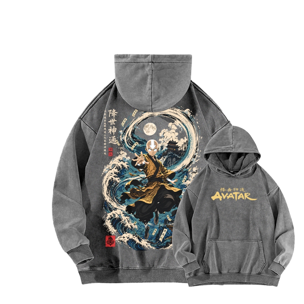 Avatar: The Last Airbender Unisex washed sweatshirts