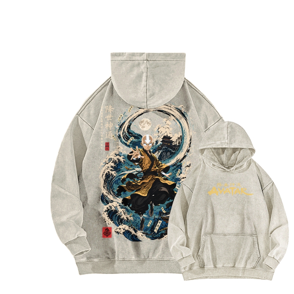 Avatar: The Last Airbender Unisex washed sweatshirts