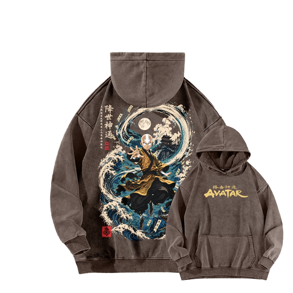Avatar: The Last Airbender Unisex washed sweatshirts