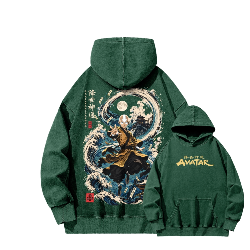Avatar: The Last Airbender Unisex washed sweatshirts