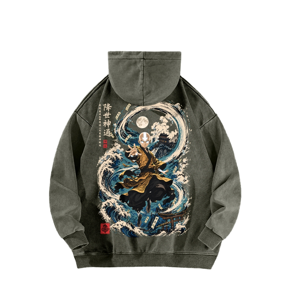 Avatar: The Last Airbender Unisex washed sweatshirts