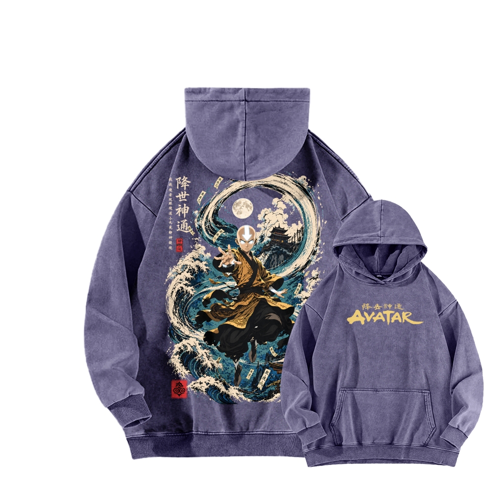 Avatar: The Last Airbender Unisex washed sweatshirts