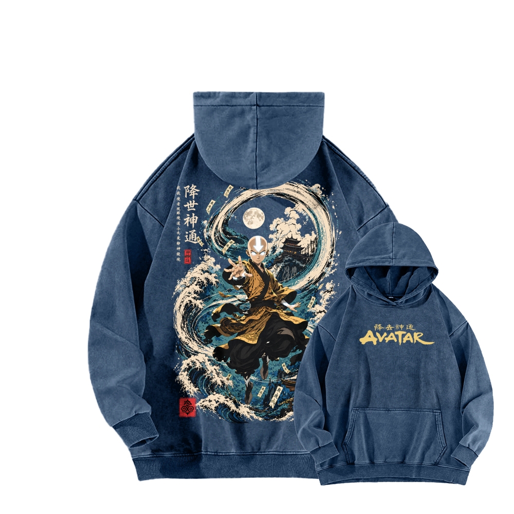 Avatar: The Last Airbender Unisex washed sweatshirts