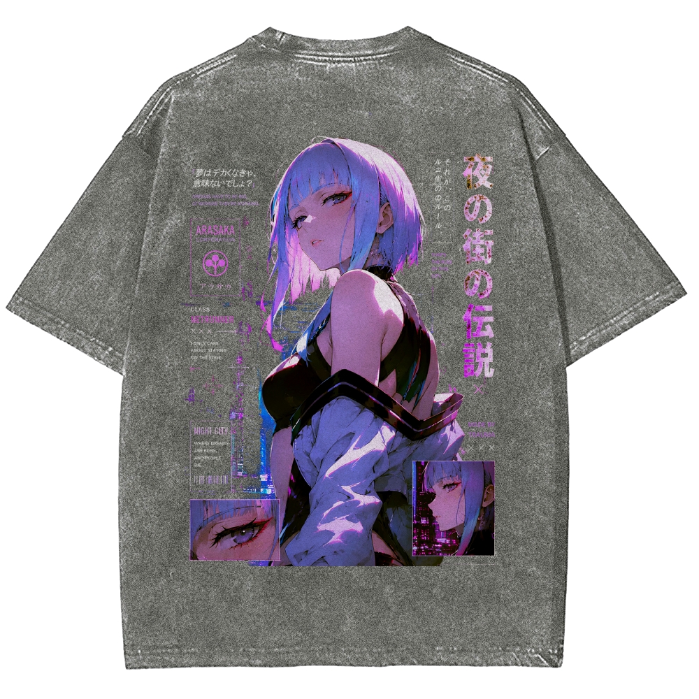 Cyberpunk Washed T-shirt 2609006337