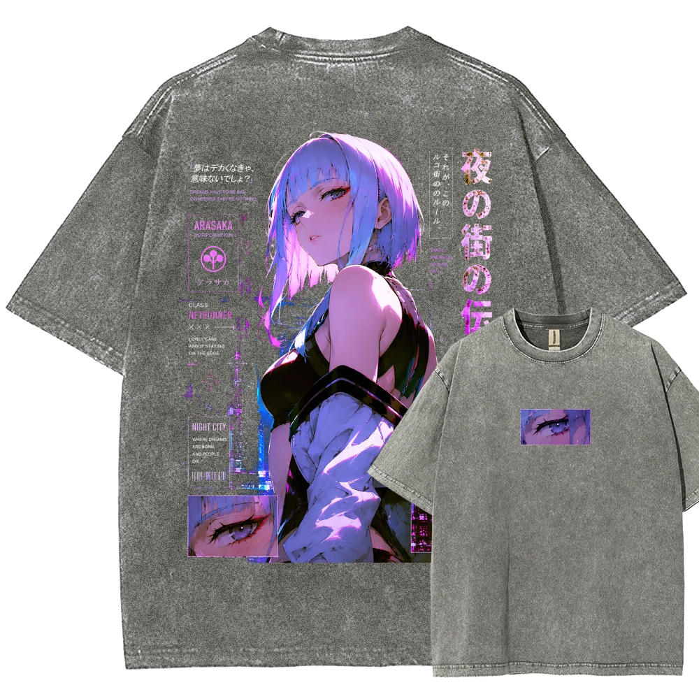 Cyberpunk Washed T-shirt 2609006337