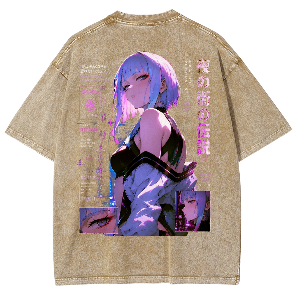 Cyberpunk Washed T-shirt 2609006337