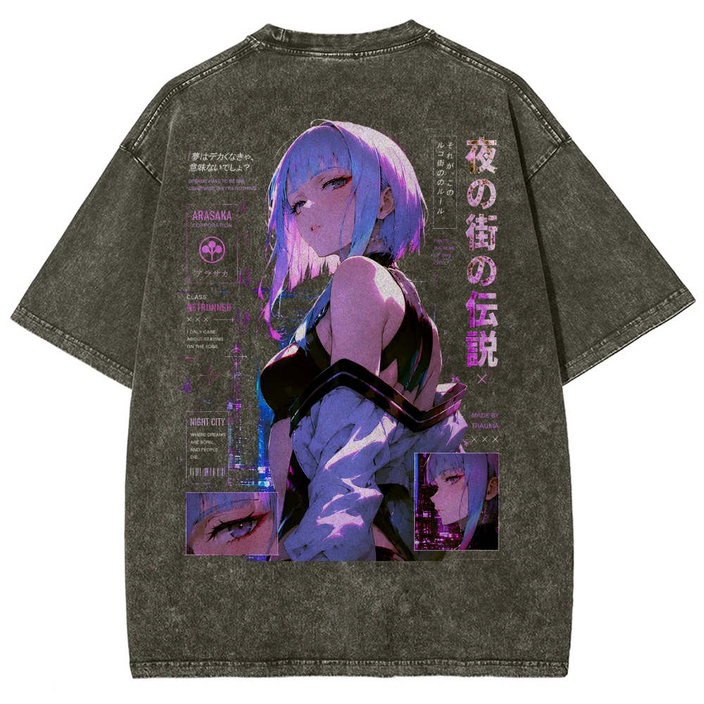 Cyberpunk Washed T-shirt 2609006337