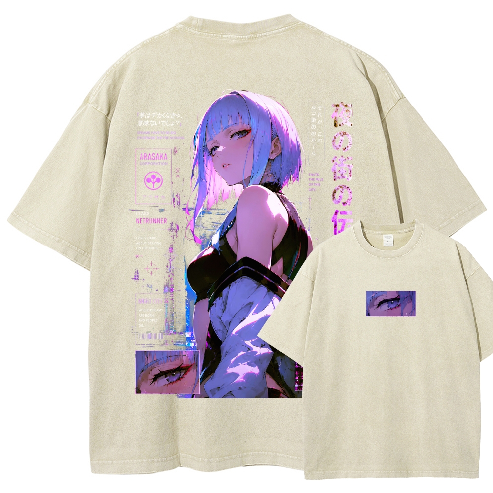 Cyberpunk Washed T-shirt 2609006337