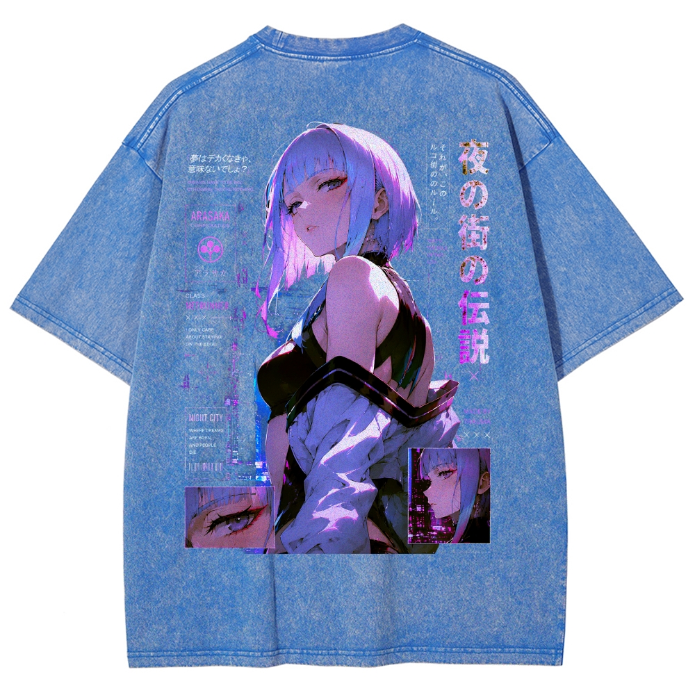 Cyberpunk Washed T-shirt 2609006337