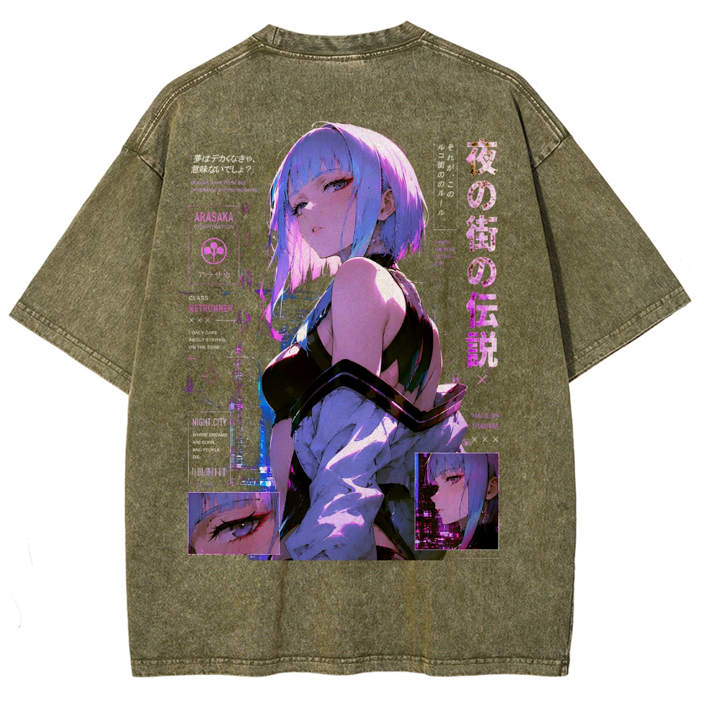 Cyberpunk Washed T-shirt 2609006337