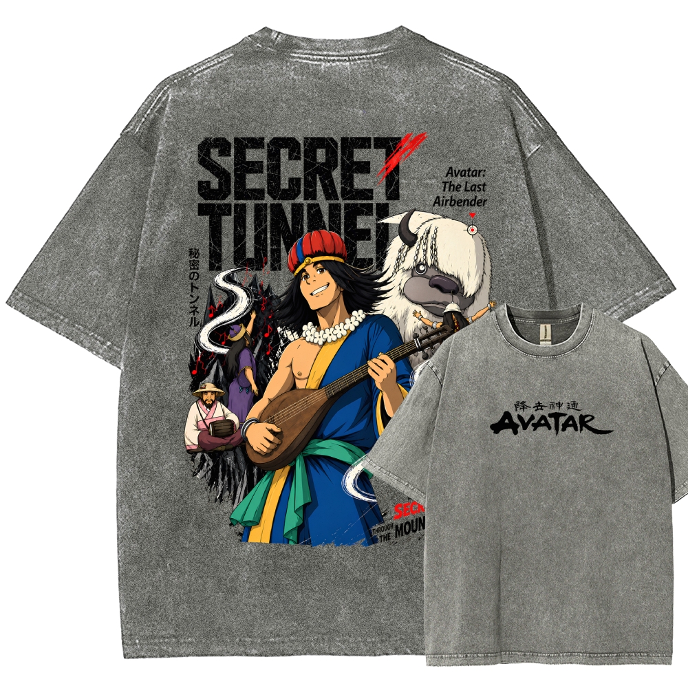 Avatar: The Last Airbender Washed T-shirt 2609006593