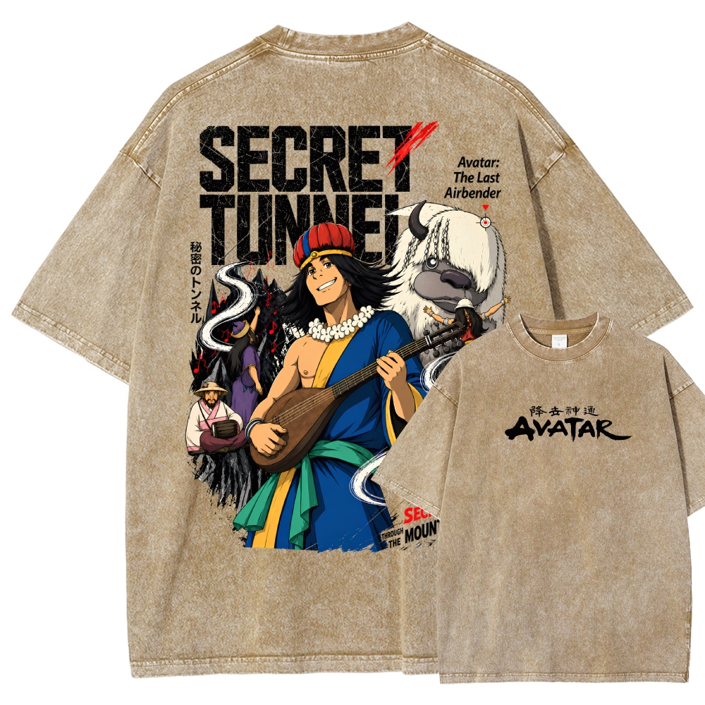 Avatar: The Last Airbender Washed T-shirt 2609006593