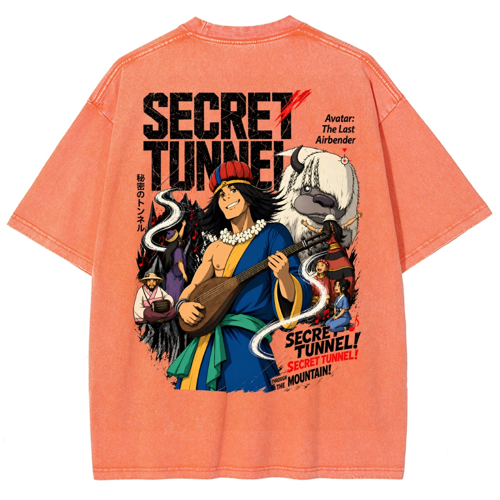 Avatar: The Last Airbender Washed T-shirt 2609006593