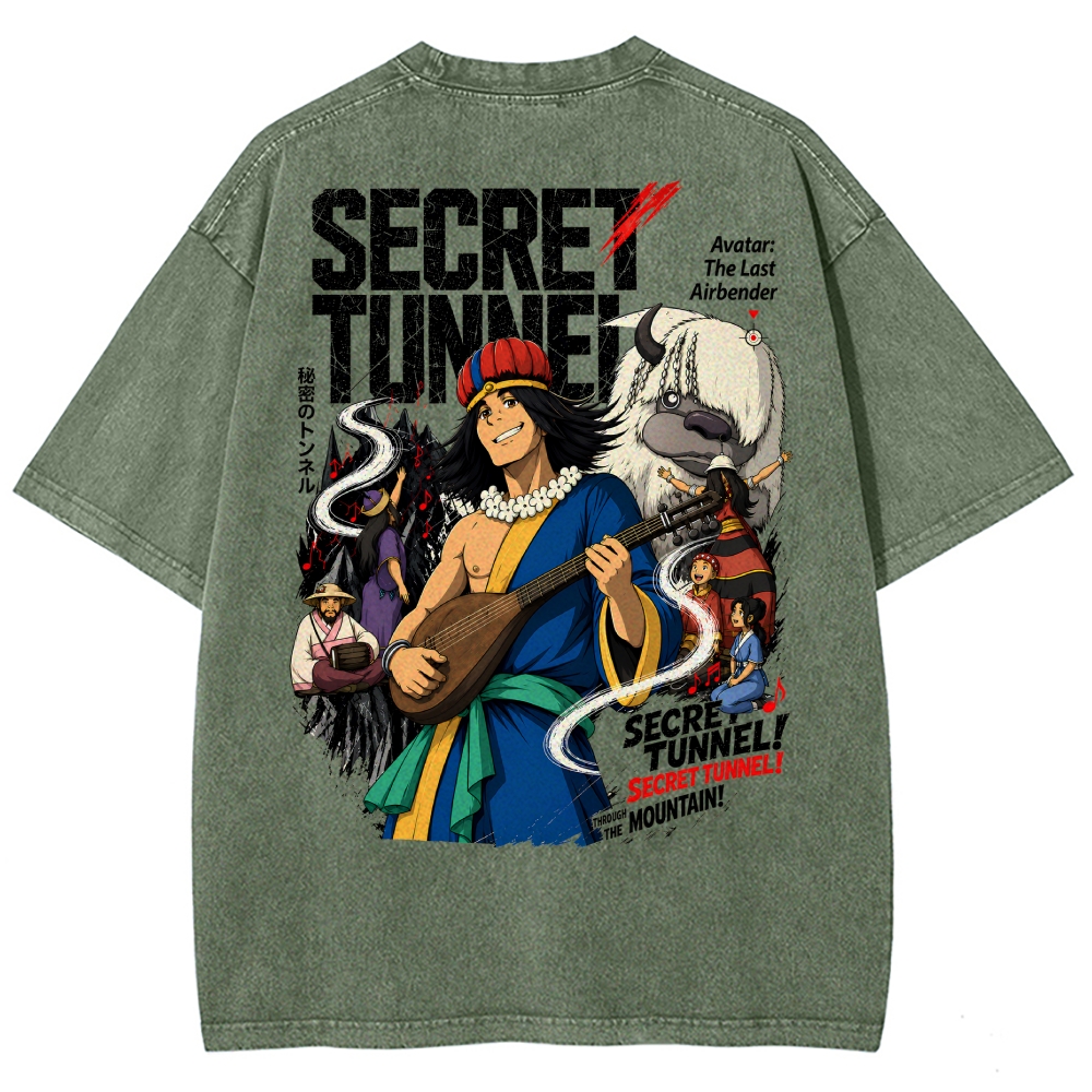 Avatar: The Last Airbender Washed T-shirt 2609006593