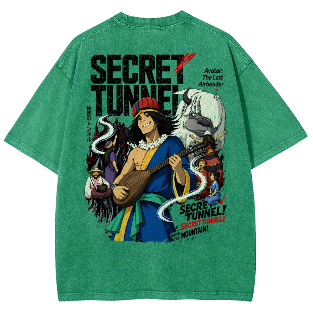 Avatar: The Last Airbender Washed T-shirt 2609006593