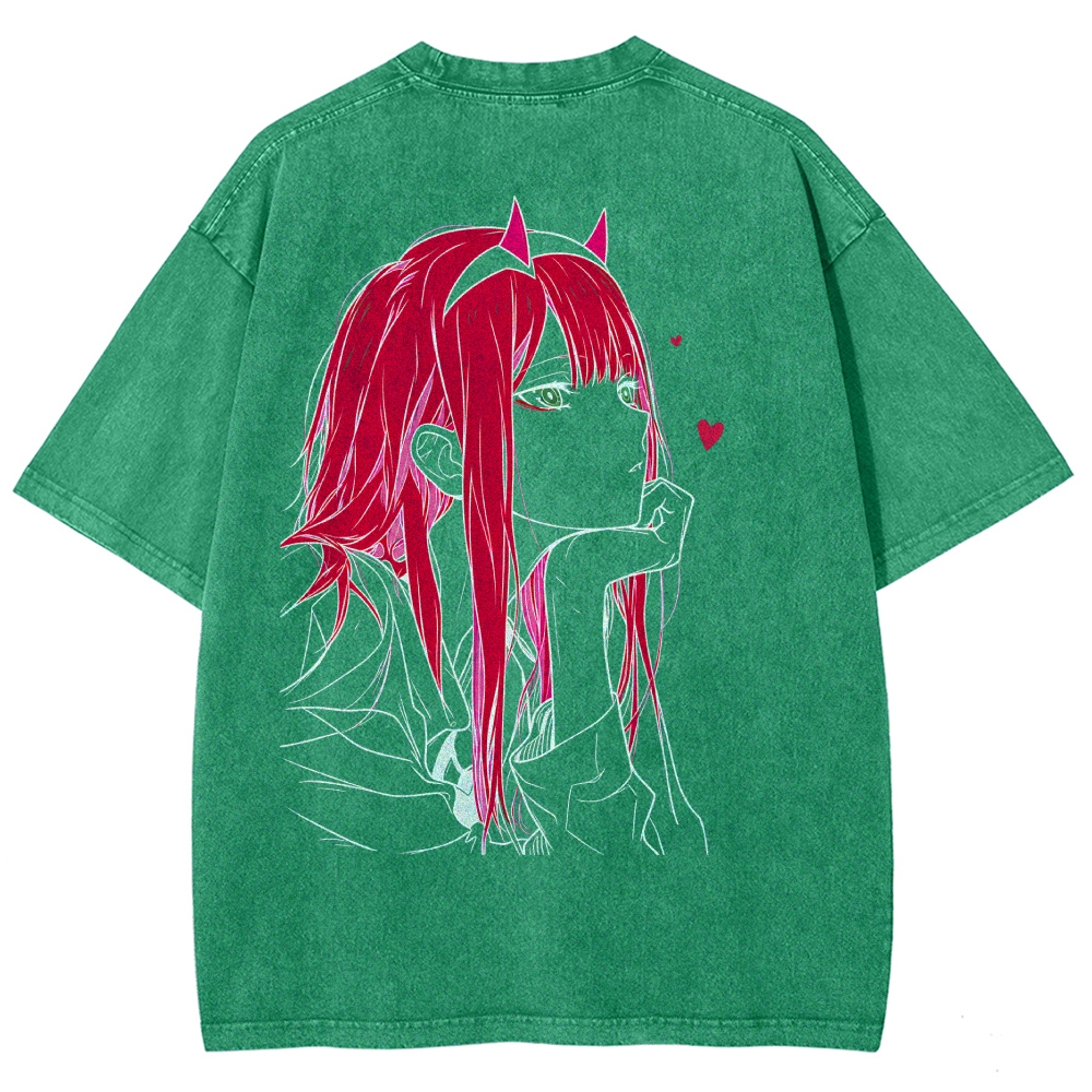 Darling in the Franxx Washed T-shirt 2609006596