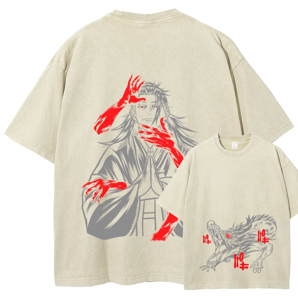 Jujutsu Kaisen Washed T-shirt 2609007180