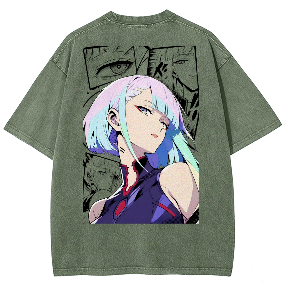 Cyberpunk Washed T-shirt 2609007186