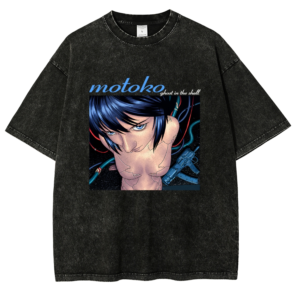 Ghost in the Shell Washed T-shirt 2609008526