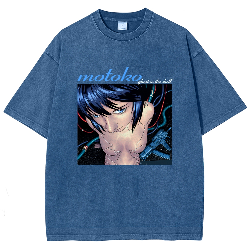 Ghost in the Shell Washed T-shirt 2609008526
