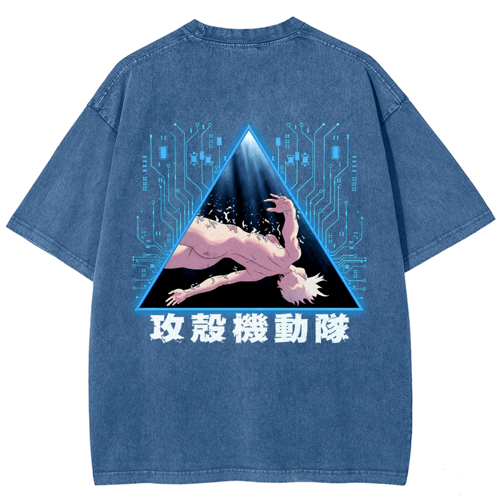 Ghost in the Shell Washed T-shirt 2609008526