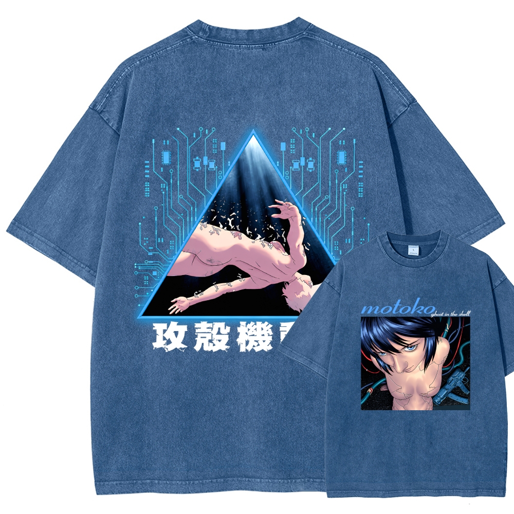 Ghost in the Shell Washed T-shirt 2609008526