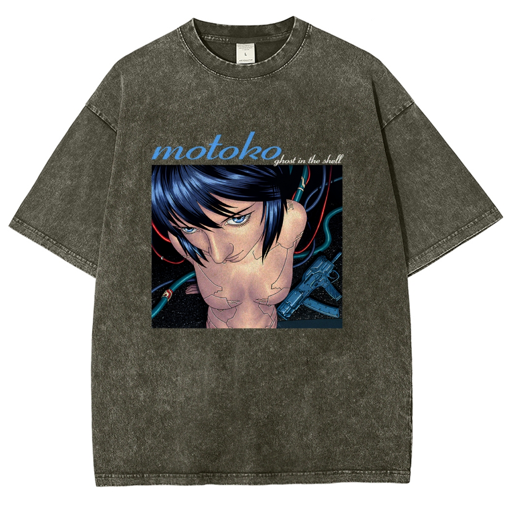 Ghost in the Shell Washed T-shirt 2609008526