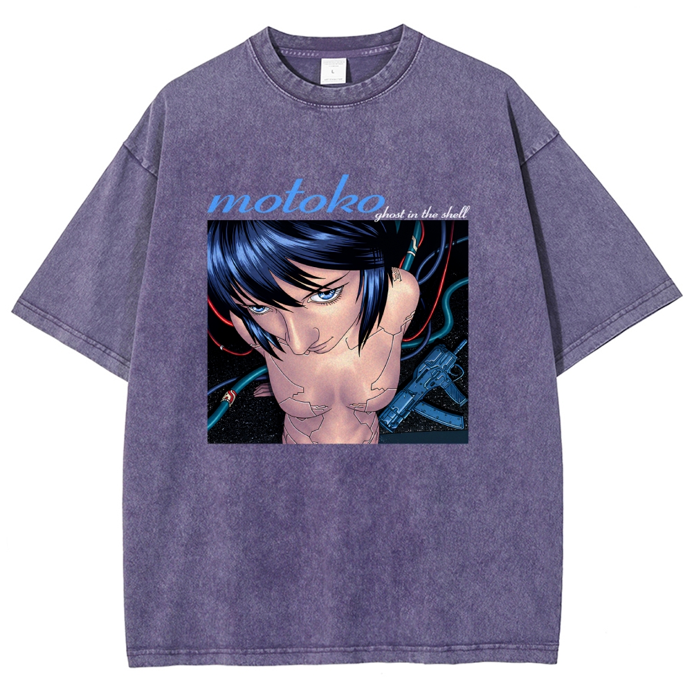 Ghost in the Shell Washed T-shirt 2609008526