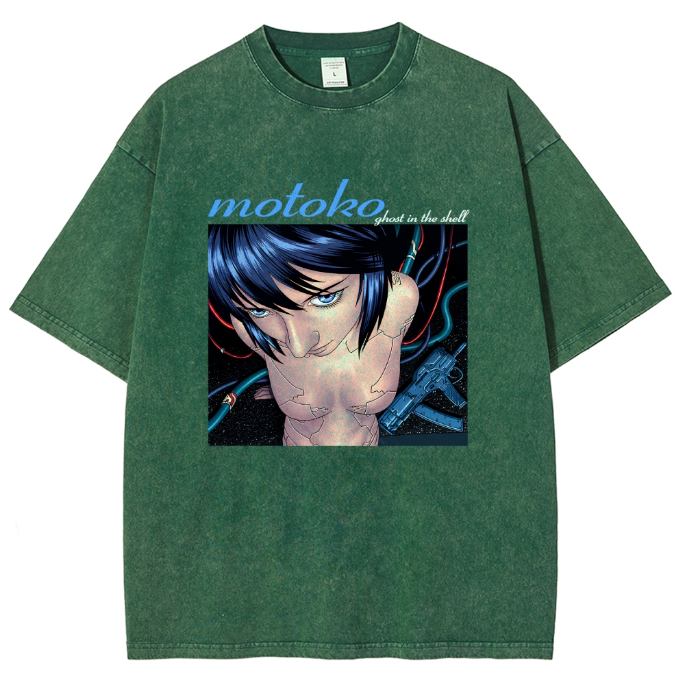 Ghost in the Shell Washed T-shirt 2609008526